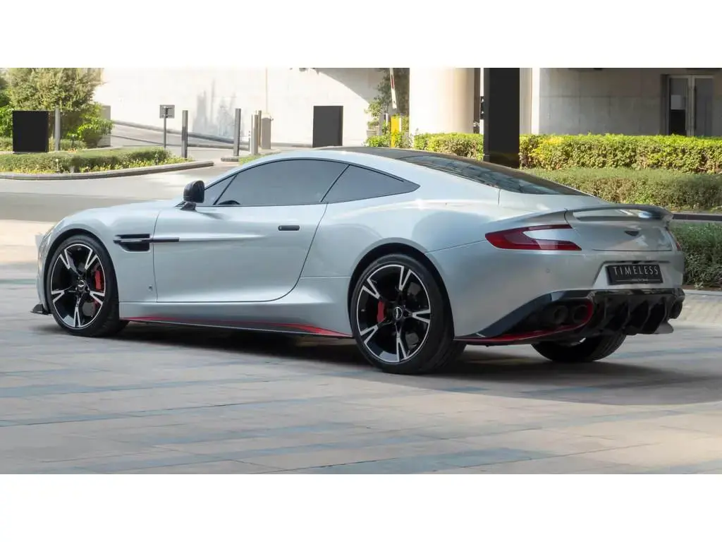 2018 Vanquish S Coupe finished in Titanium Silver with Obsidian 